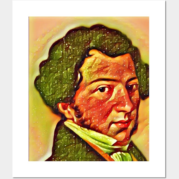 Gioachino Rossini Snow Portrait | Gioachino Rossini Artwork 15 Wall Art by JustLit